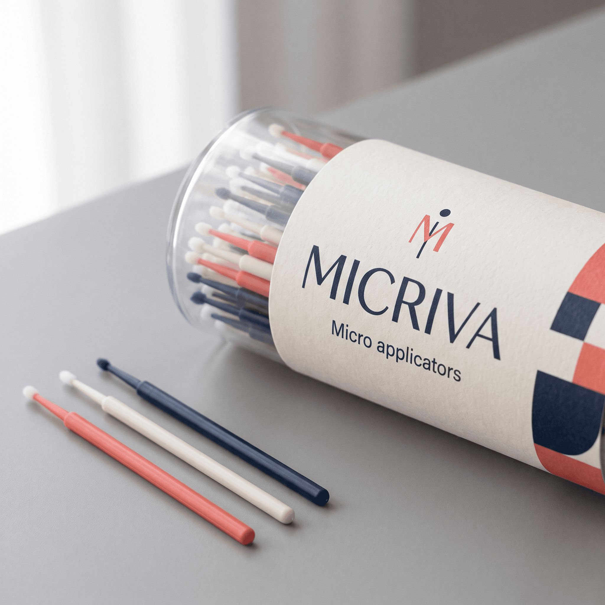 MICRIVA proposed micro applicators packaging